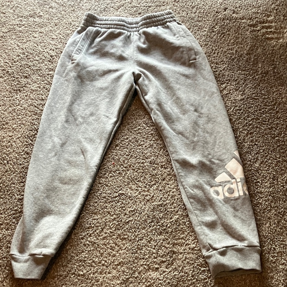 Adidas Kids Light Gray Sweatpants